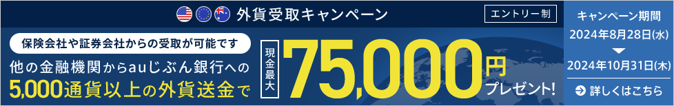 外貨受取キャンペーン