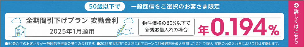 全期間引下げプラン 変動金利