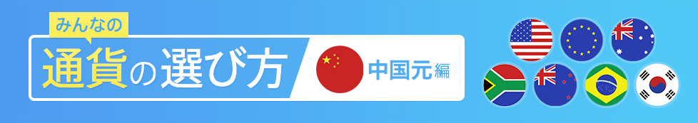 みんなの通貨の選び方 中国元編